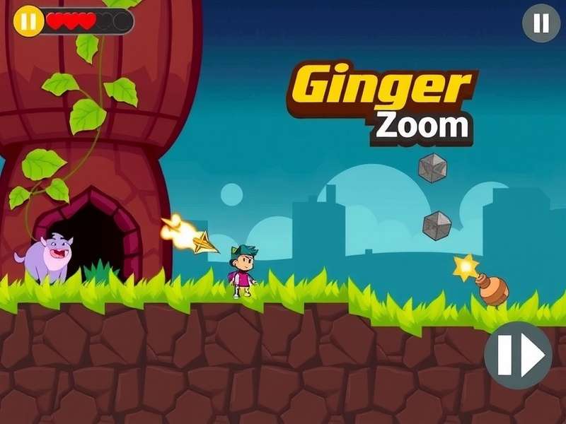 Quick Ginger Zoom Wizard Gameplay Screenshot